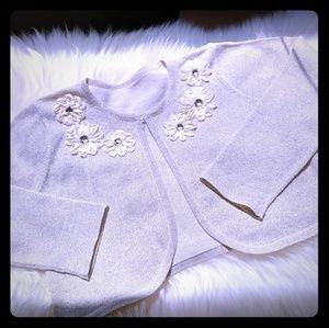 Girls knit bolero sweater